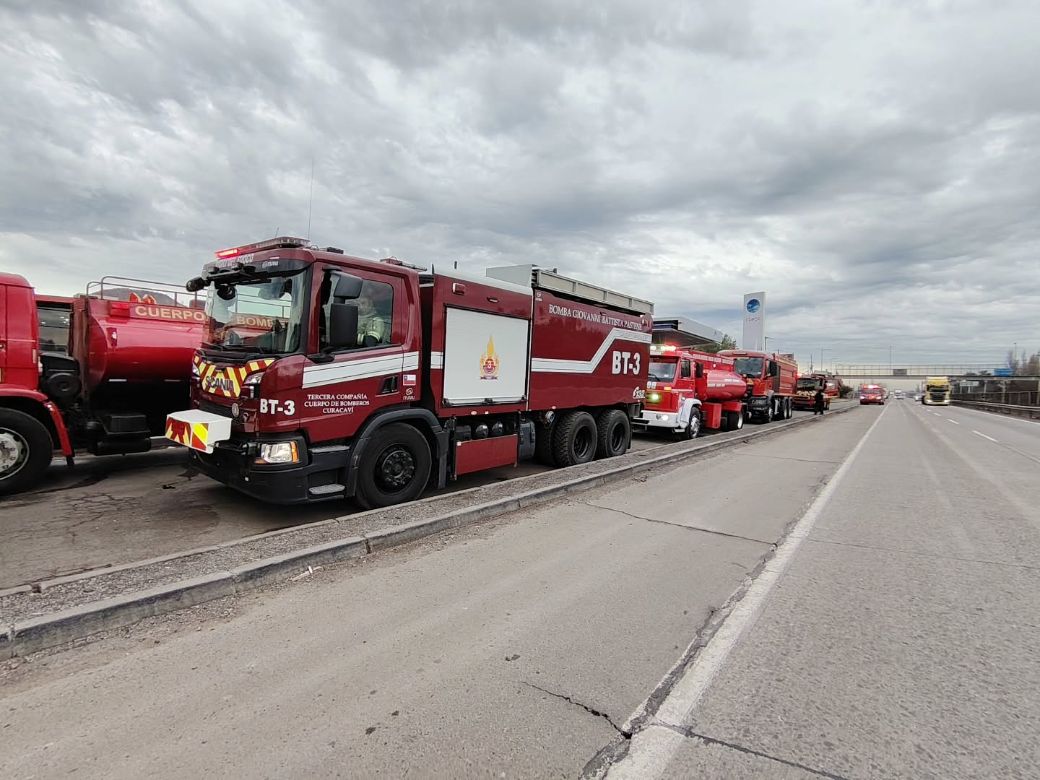 BT-3 de la Tercera Compañía en caravana de apoyo a la Región de Coquimbo